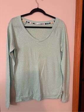 Maurices Mint Green V-Neck Long Sleeve Top